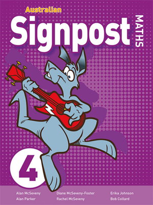 Cover art for Australian Signpost Maths 4 Student Activity Book