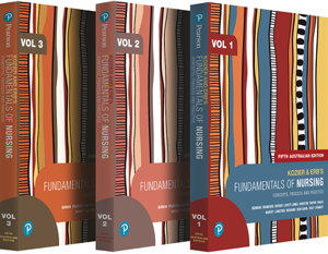 Cover art for Kozier and Erb's Fundamentals of Nursing Volumes 1-3 5th Australian Edition