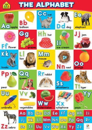 Cover art for School Zone Wall Chart Alphabet