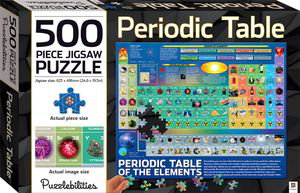 Cover art for Periodic Table 500-piece Jigsaw Puzzle