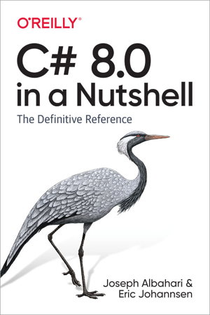 Cover art for C# 8.0 in a Nutshell
