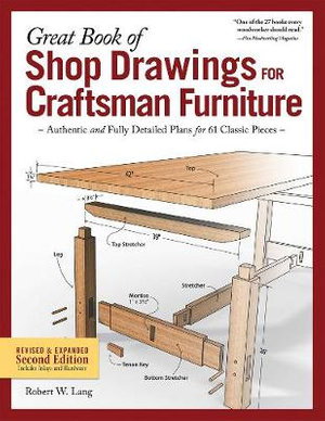 Cover art for Great Book of Shop Drawings for Craftsman Furniture (Revised Edition)
