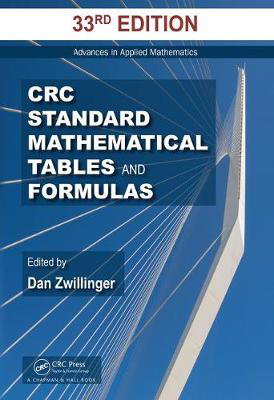 Cover art for CRC Standard Mathematical Tables and Formulas, 33rd Edition