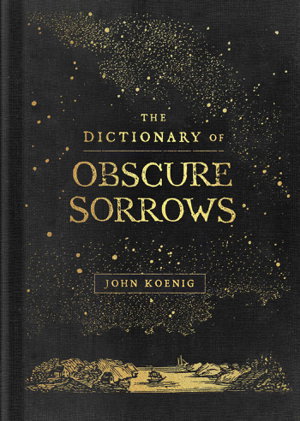 Cover art for The Dictionary of Obscure Sorrows