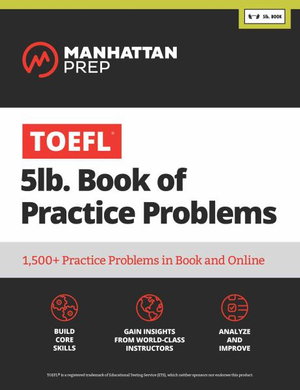Cover art for TOEFL 5lb Book of Practice Problems