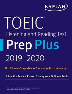 Cover art for TOEIC Listening and Reading Test Prep Plus 2019-2020