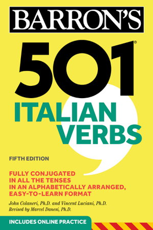 Cover art for 501 Italian Verbs, Fifth Edition