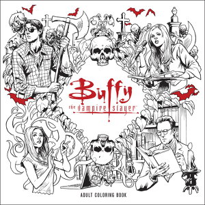 Cover art for Buffy the Vampire Slayer Adult Coloring Book