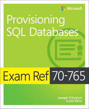 Cover art for Exam Ref 70-765 Provisioning SQL Databases