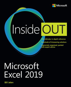 Cover art for Microsoft Excel 2019 Inside Out