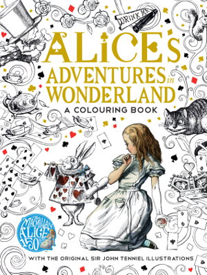 Cover art for Alice's Adventures In Wonderland A Colouring Book Adventure