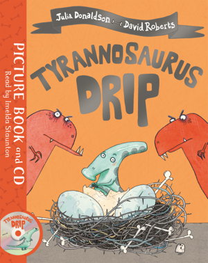 Cover art for Tyrannosaurus Drip Book and CD