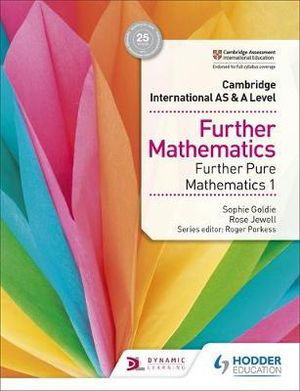 Cover art for Cambridge International AS & A Level Further Mathematics Further Pure Mathematics 1
