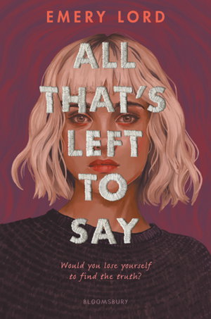 Cover art for All That's Left to Say