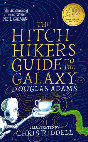 Cover art for The Hitchhiker's Guide to the Galaxy Illustrated Edition