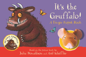 Cover art for It's the Gruffalo! A Finger Puppet Book