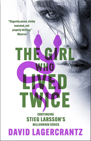 Cover art for The Girl Who Lived Twice