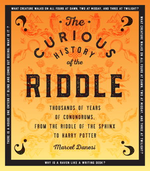 Cover art for Curious History of the Riddle