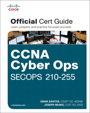 Cover art for CCNA Cyber Ops SECOPS 210-255 Official Cert Guide