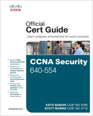 Cover art for CCNA Security 640-554 Official Cert Guide