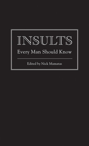 Cover art for Insults Every Man Should Know