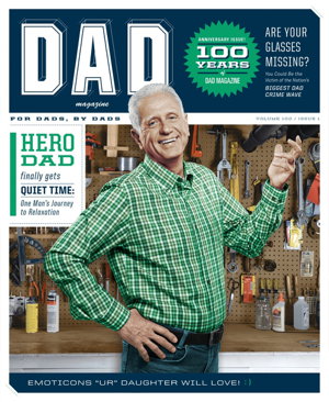 Cover art for Dad Magazine