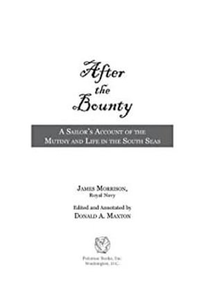 Cover art for After the Bounty