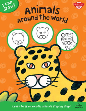Cover art for Animals Around the World (I Can Draw)