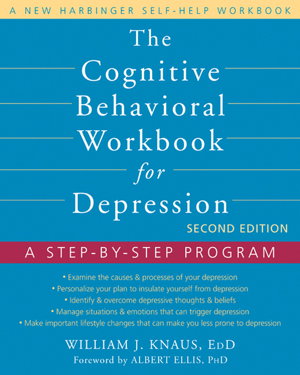 Cover art for Cognitive Behavioral Workbook for Depression