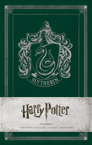 Cover art for Harry Potter Slytherin Hardcover Ruled Journal