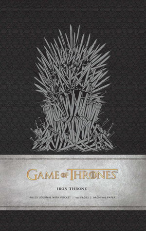 Cover art for Game of Thrones: Iron Throne Hardcover Ruled Journal