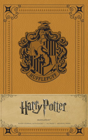 Cover art for Harry Potter: Hufflepuff Hardcover Ruled Journal