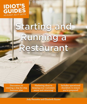 Cover art for Idiot's Guides Starting and Running a Restaurant