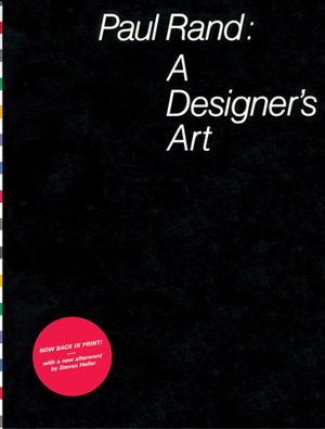 Cover art for Paul Rand: a Designer's Art