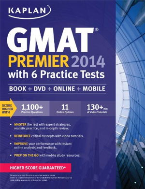 Cover art for Kaplan GMAT Premier 2014 with 6 Practice tests