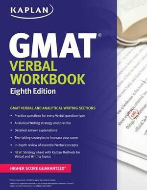Cover art for Kaplan GMAT Verbal Workbook