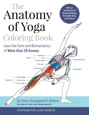 Cover art for The Anatomy of Yoga Coloring Book