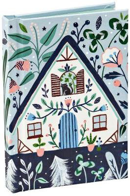 Cover art for teNeues Flora Waycott Black Cat Cottage Mini Notebook