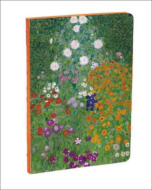 Cover art for Flower Garden by Gustav Klimt A5 Notebook