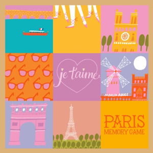 Cover art for Paris Memory Game