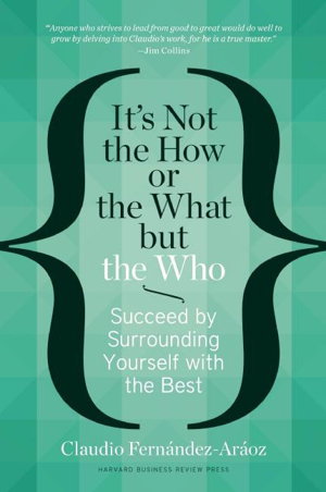 Cover art for It's Not the How or the What But the Who