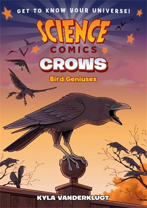 Cover art for Science Comics Crows