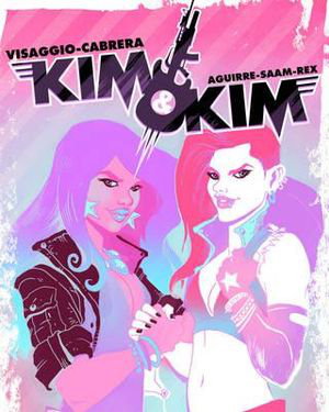 Cover art for Kim & Kim Volume 1 This Glamorous High-Flying Rock Star Life