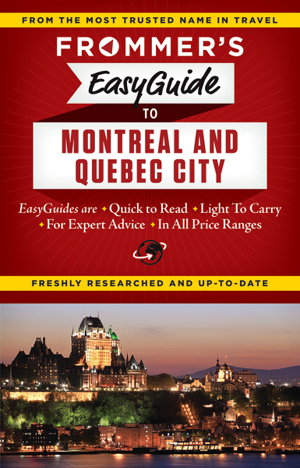 Cover art for Frommer's Easyguide to Montreal and Quebec City