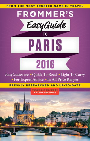 Cover art for Frommer's EasyGuide to Paris 2016