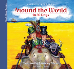 Cover art for Around the World in 80 Days A Modern Retelling