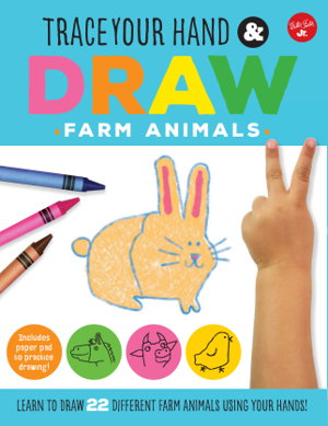 Cover art for Trace Your Hand & Draw Farm Animals