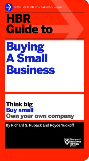 Cover art for HBR Guide to Buying a Small Business