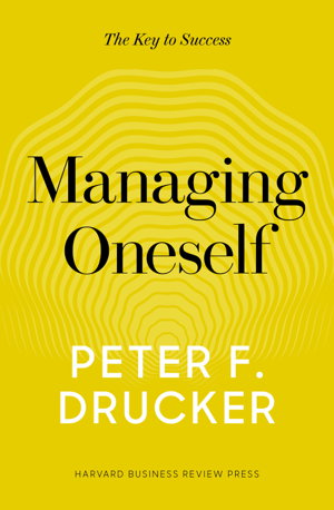 Cover art for Managing Oneself