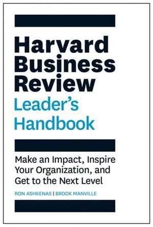 Cover art for Harvard Business Review Leader's Handbook